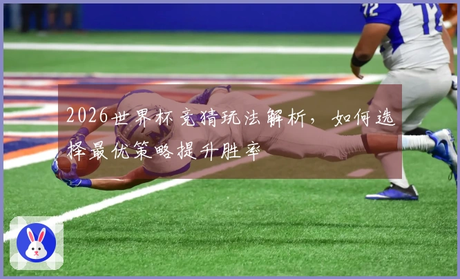 2026世界杯竞猜玩法解析，如何选择最优策略提升胜率